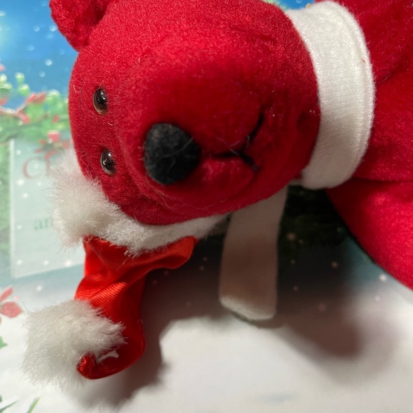 MEMTS limited Editions red 9" Bear Claus '98 - number 16924 of 72,000 produced - Picture 1 of 5